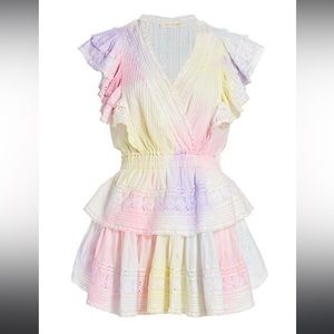 LoveShackFancy Gwen Ruffle Mini Dress